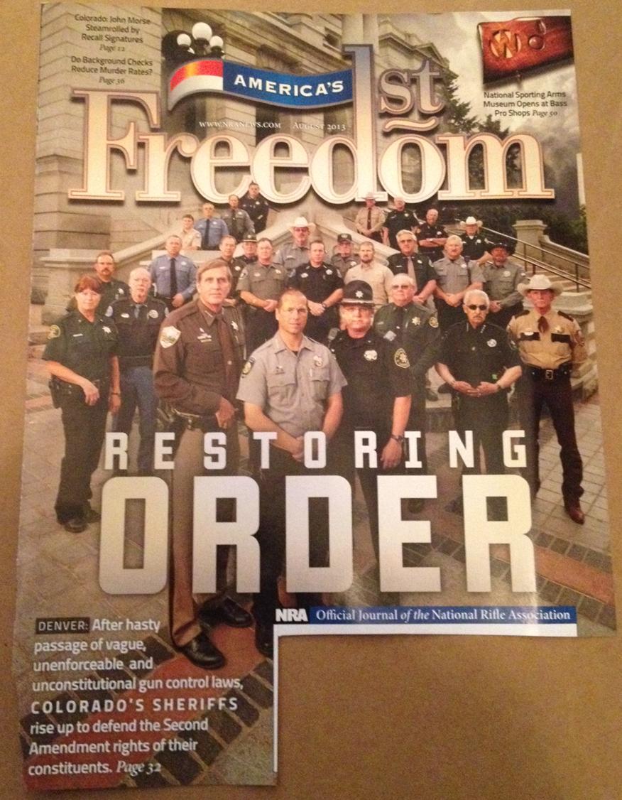 PeakFeed: CO Sheriffs Take NRA Cover