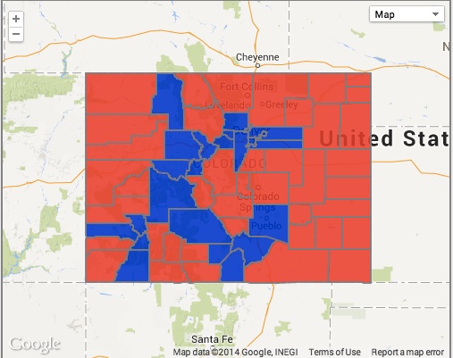 CONVENTIONAL WISDOM CHALLENGED: Colorado Swing Counties Swung For Udall