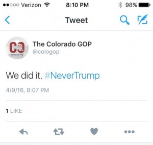 Never Trump Tweet