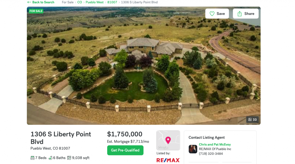 Valdez mansion sale Colorado Peak Politics