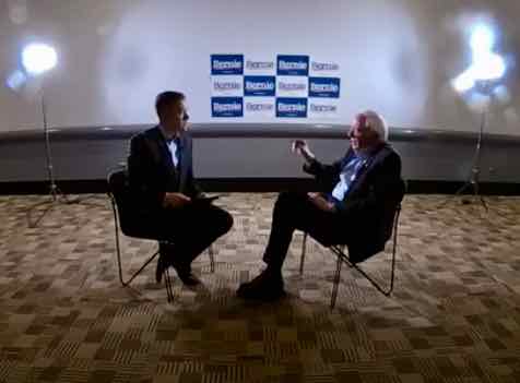 BERNIE SANDERS INTERVIEW: Kyle Clark Jumps the Shark with Conspiracy Theory 