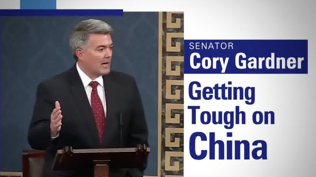 NEW VIDEO: Gardner has a long record of holding China accountable