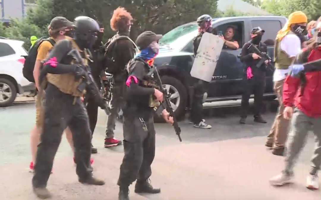 VIDEO: Protestors armed with AR-15s invade neighborhood, harass residents