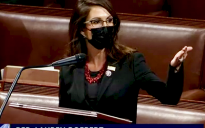 Headline declares Boebert challenger within striking distance, poll shows him losing