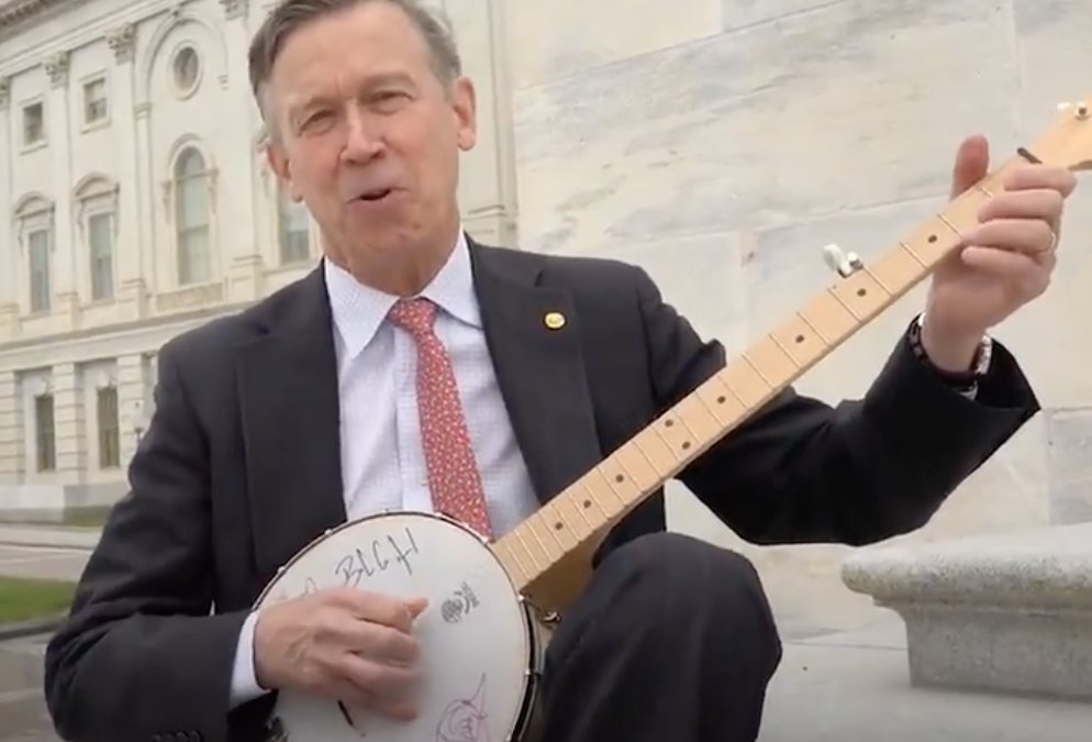 SO BAD: Hick plays his banjo ‘For the Politicians’