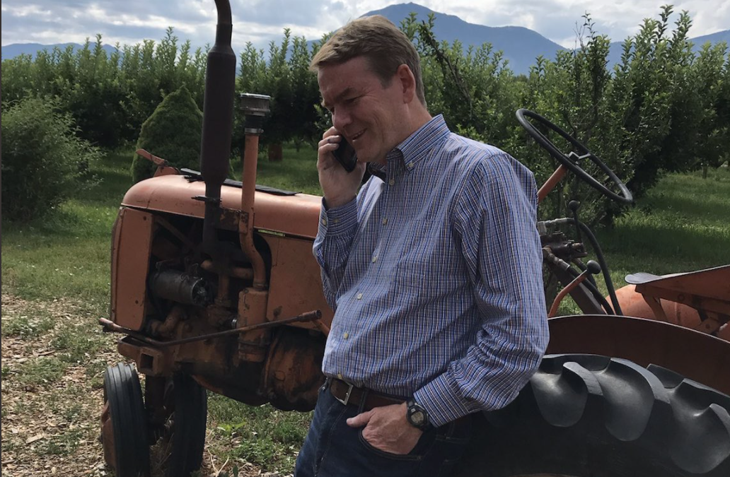 Bennet’s staged tractor photo-op gets absolutely dragged
