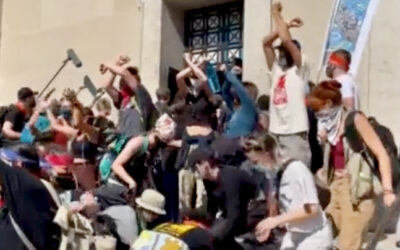 Radical activists clash with police to occupy Washington in Jan. 6 style attacks