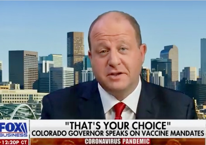 Polis for president? Now he’s pandering to Fox News on vaccine mandates.