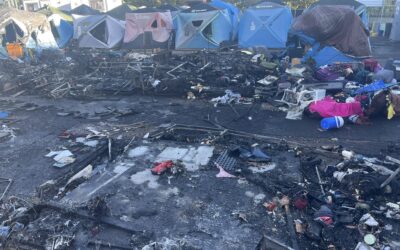 Drug paraphernalia, smoking, numerous ignition sources cited in tent city fire