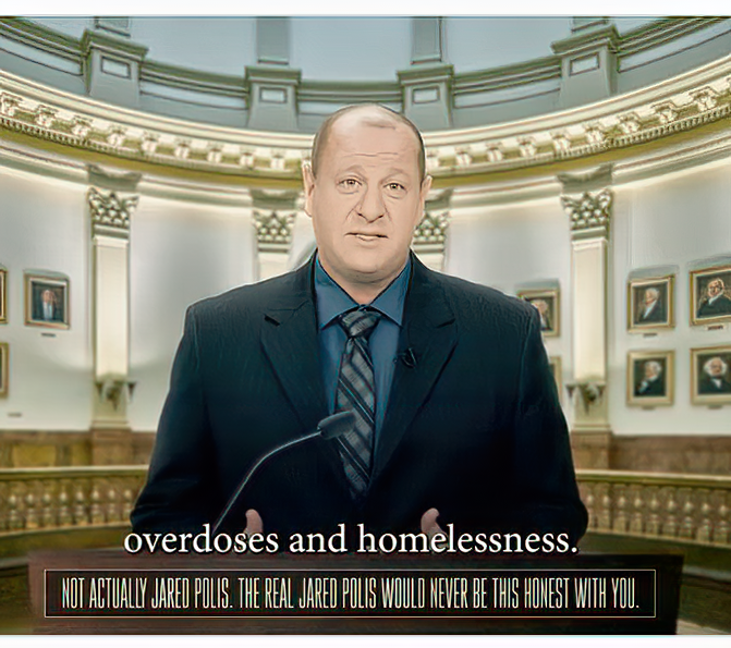 Polis double wants to buy your vote in (mostly) satirical new video