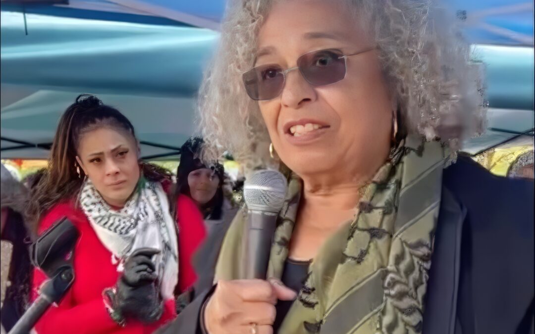 Communist and former FBI fugitive feeds BS to Colorado protestors